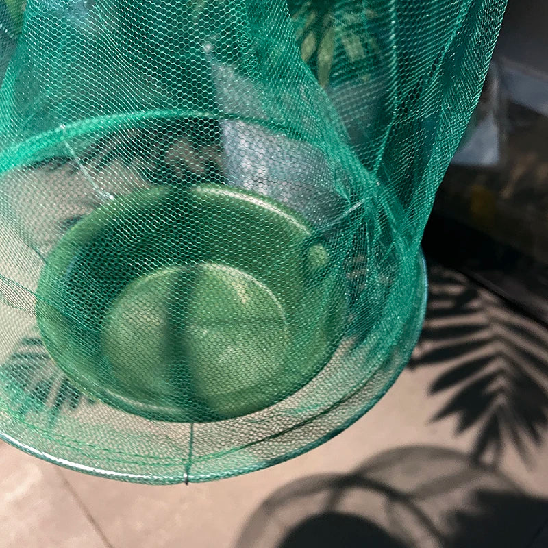 Reusable Fly Catcher Pest Control | Hanging Trap for Flies, Mosquitoes, and Moths lifestyle view