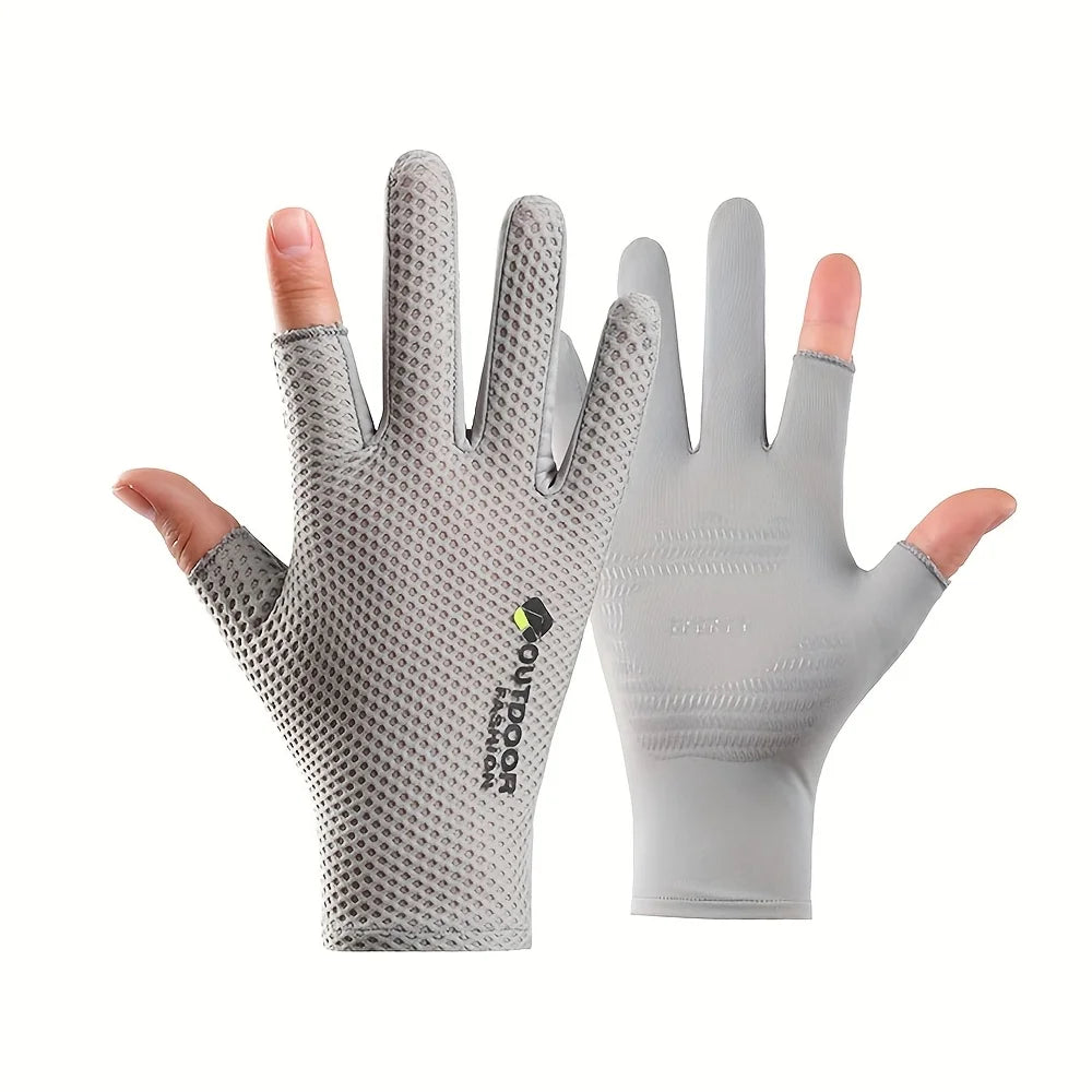 Summer Cycling Gloves Breathable Mesh Non-Slip Grip Touchscreen MTB Gloves Outdoor additional angle