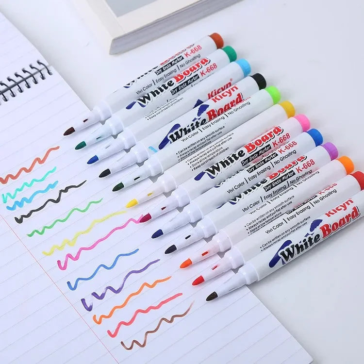 Montessori Magical Water Floating Student Painting Brush Whiteboard Markers Pen Suspensi detail view