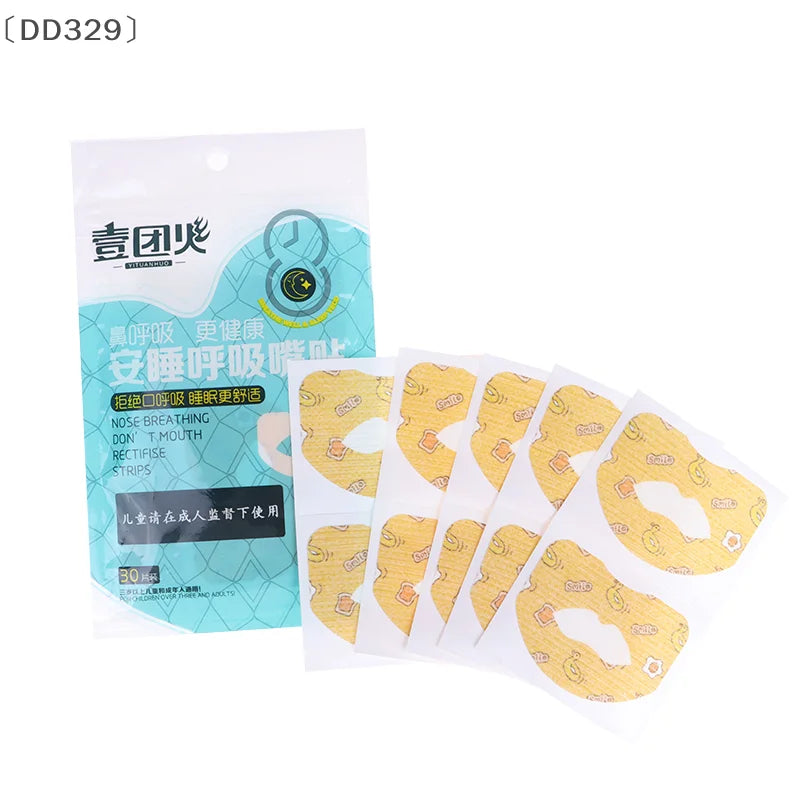 30 Pcs Sleep Closure Stickers for Kids | Gentle Mouth Tape for Nasal Breathing lifestyle view