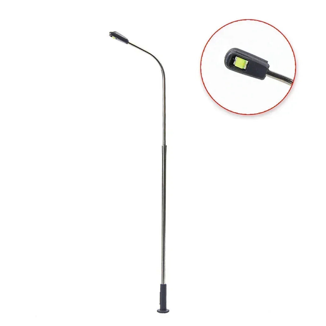 HO Scale Street Lamp Post Warm White 1:87 Model Railway Lighting | 10 Pack Diorama Ac alternate view