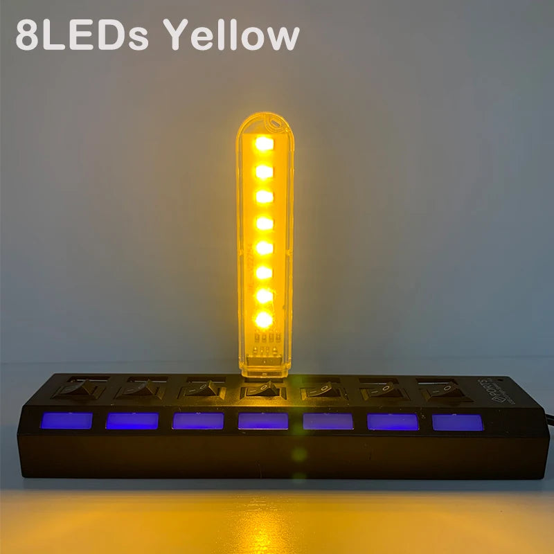 Mini USB LED Desk Lamp | 8 Color Night Light with Eye Protection lifestyle view