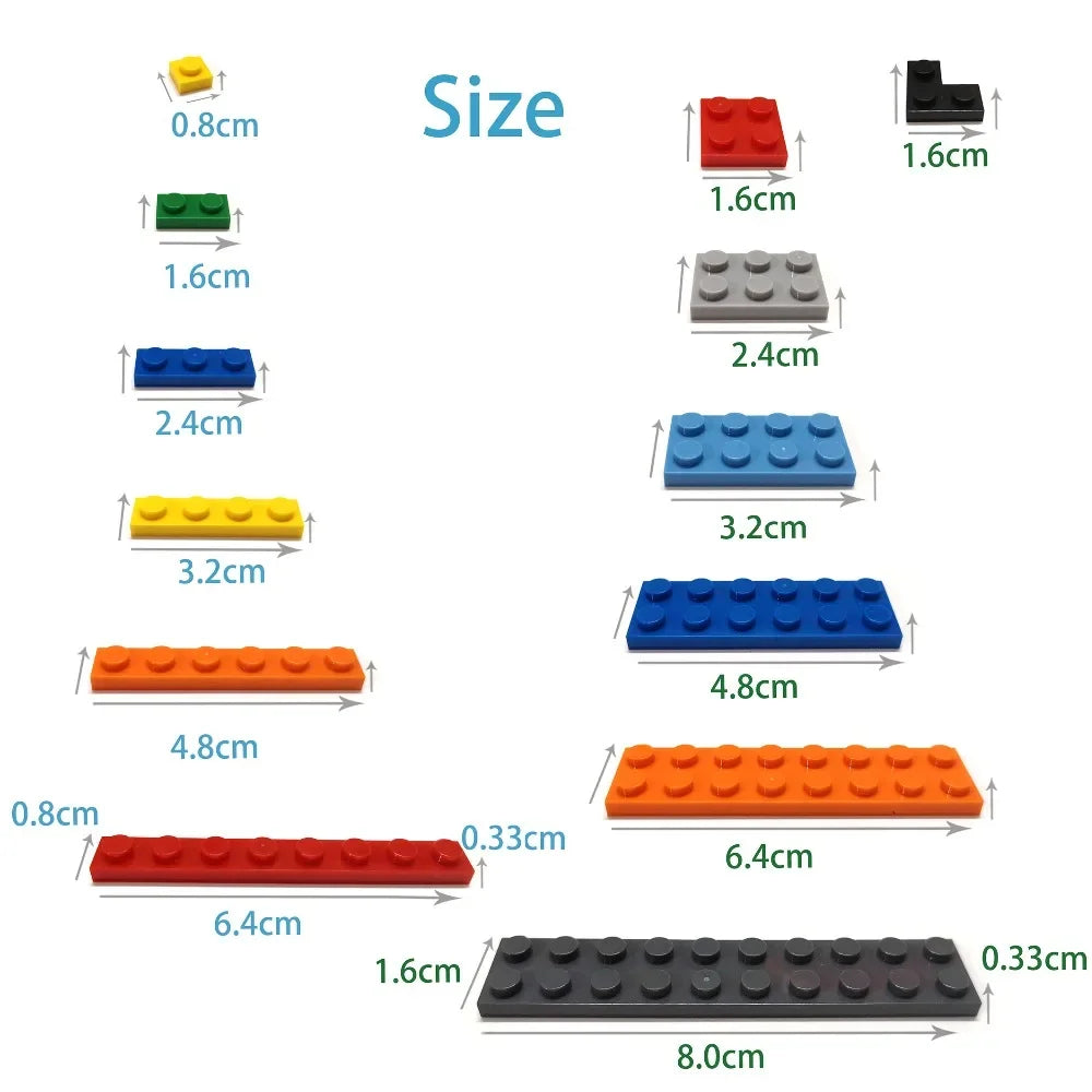 60pcs DIY Building Blocks Thick Figures Bricks 2x2 Dots | Educational Creative Toy fo lifestyle view