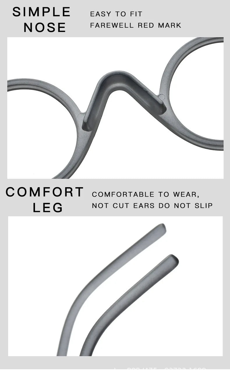 1PCS 26New Reading Glasses Man Woman High Quality Retro Circle Unisex Readers Fashion close-up view