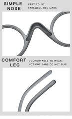 1PCS 26New Reading Glasses Man Woman High Quality Retro Circle Unisex Readers Fashion close-up view