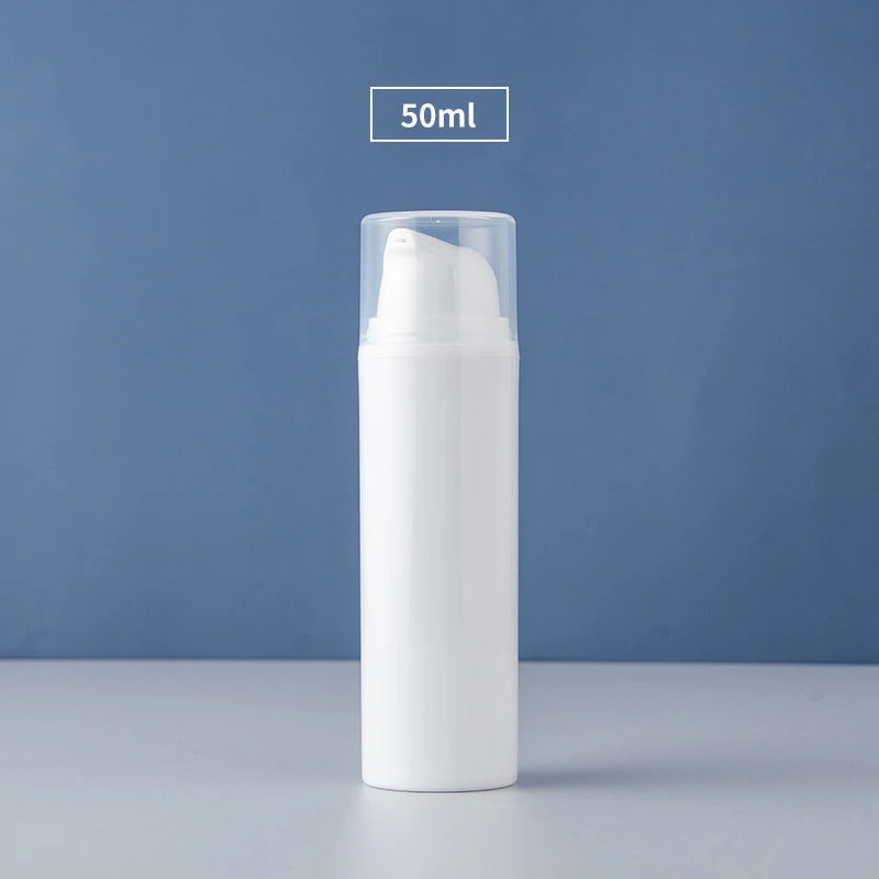 15/30/50ml Empty Airless Pump Bottles Mini Lotion Vacuum Cosmetic Containers Women Mak close-up view