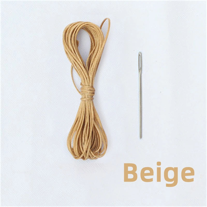 Leather Car Steering Wheel Cover Car Braid On The Steering Wheel 38 CM DIY Universal Aut detail view