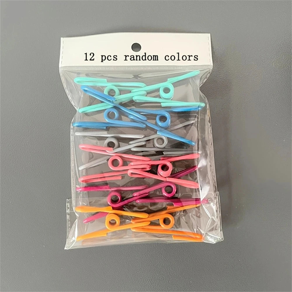 12pcs Durable Multi-Purpose Steel Clips for Sealing Food Bags Chips& More,Easy to Cle alternate view