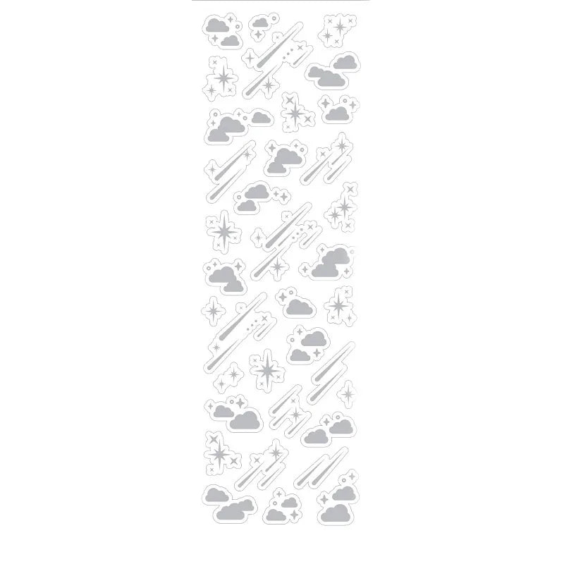 1PCS New Cute Deco Stickers Photocard Decor Kawaii Decorative Scrapbooking Decorative lifestyle view