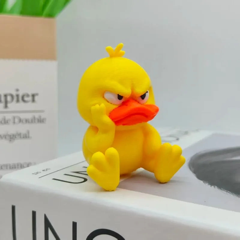 3D Printing Angry Duck Statue Funny Decoration alternate view