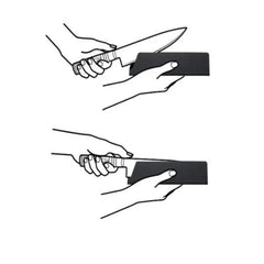 Heavy Duty Knife Sheath Protector | Durable ABS Plastic Chef Knife Sleeve detail view