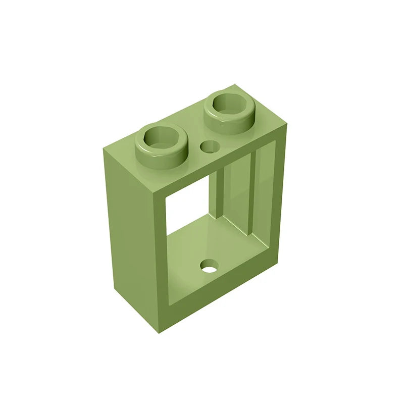 Gobricks GDS-783 Frame 1x2x2 Window | Compatible Building Block for DIY Projects additional angle