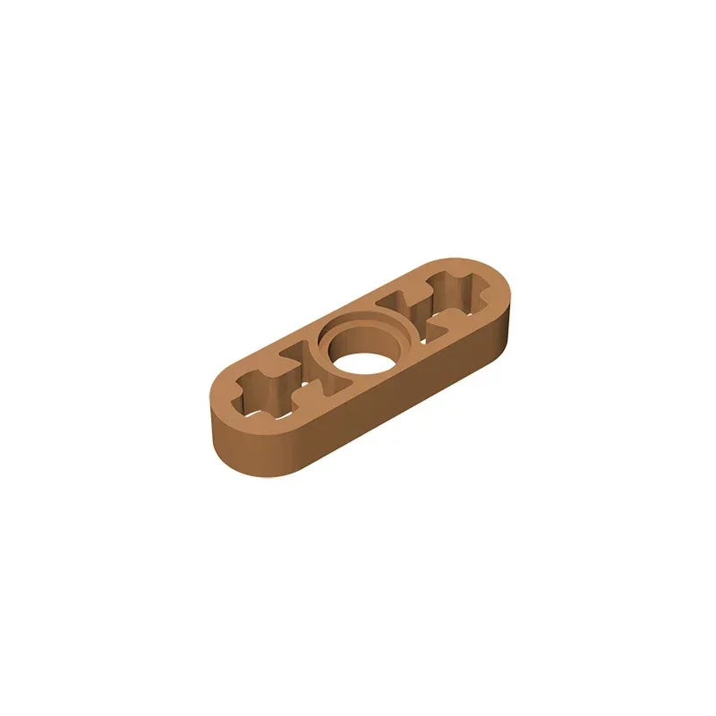 Gobricks GDS-689 Technical Liftarm Thin 1 x 3 | Building Block with Axle Holes Compatibl detail view