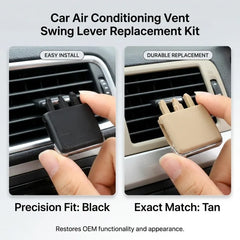 1/2pcs Car Air Vent Paddle Clip Dashboard Air Conditioner Outlet Adjustment Lever Auto close-up view