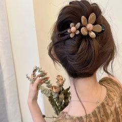 Fashion Flower Hairpin Hair Accessories Premium Duckbill Clip Hair New Headgear Headwear Girls Kids Hair Accessories