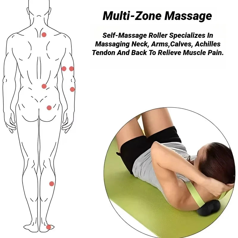 Yoga Peanut Massage Ball Set | Muscle Relaxation & Fascia Release Kit detail view