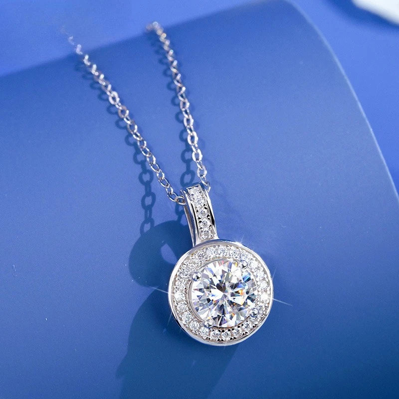 925 Sterling Silver Necklace Fashion Italian Silver Necklace Jewelry for Men and Women Plated 18k Wh