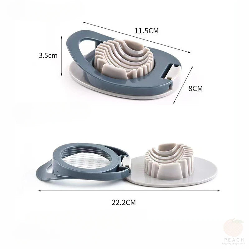 Stainless Steel Egg Slicer | Multi-purpose Kitchen Egg Cutter detail view