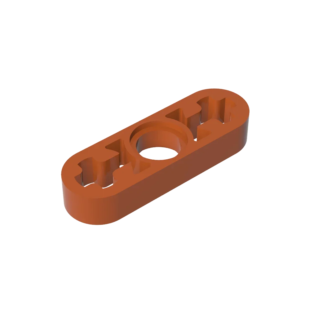 Gobricks GDS-689 Technical Liftarm Thin 1 x 3 | Building Block with Axle Holes Compat alternate view