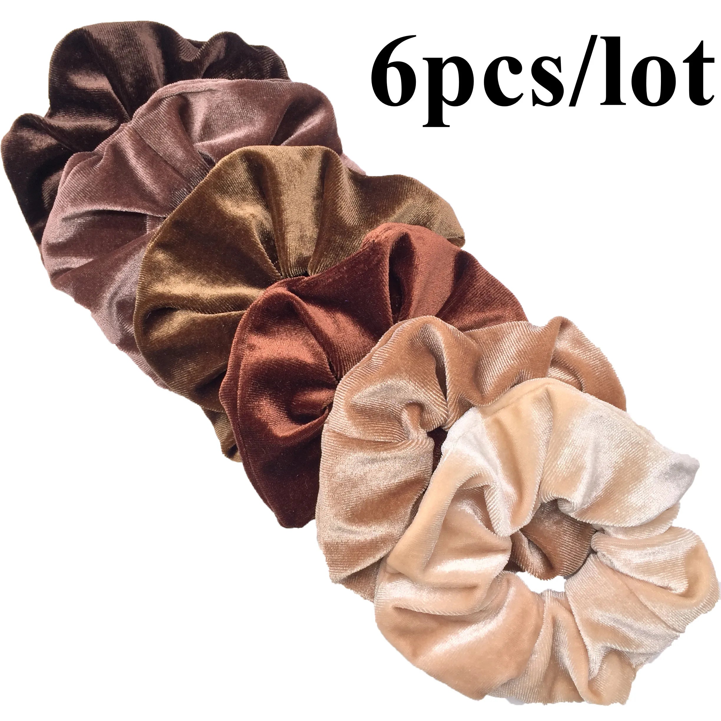 10/6/1pc Accesorios para el cabello chouchou cheveux femme hair scrunchies headband w lifestyle view
