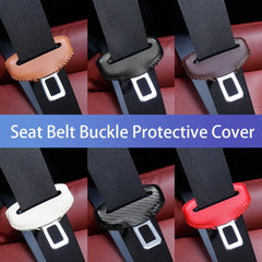 Seat Belt Buckle Cover Protector PU Leather 1 Pack