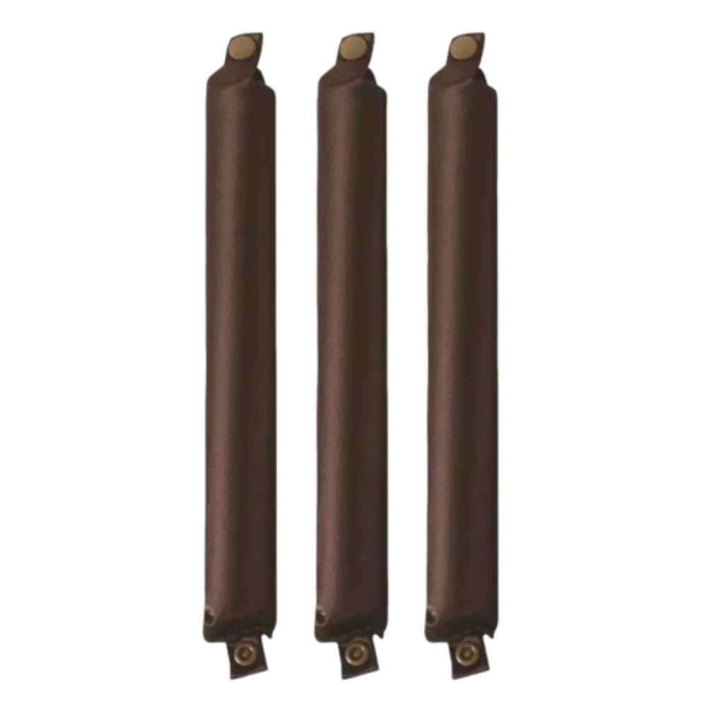 Satin Heatless Curling Rod Headband Set | No Heat Hair Curlers for Overnight Lazy Curl close-up view