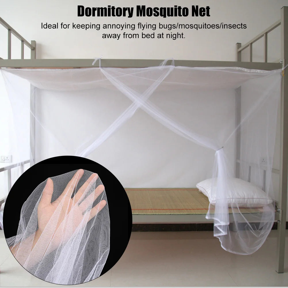 Mosquito Net for Single Bed | Insect Mesh Netting Cover for Student Dormitory alternate view