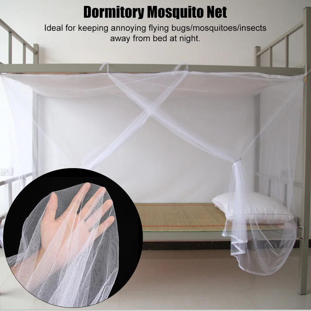 Mosquito Net for Single Bed | Insect Mesh Netting Cover for Student Dormitory alternate view