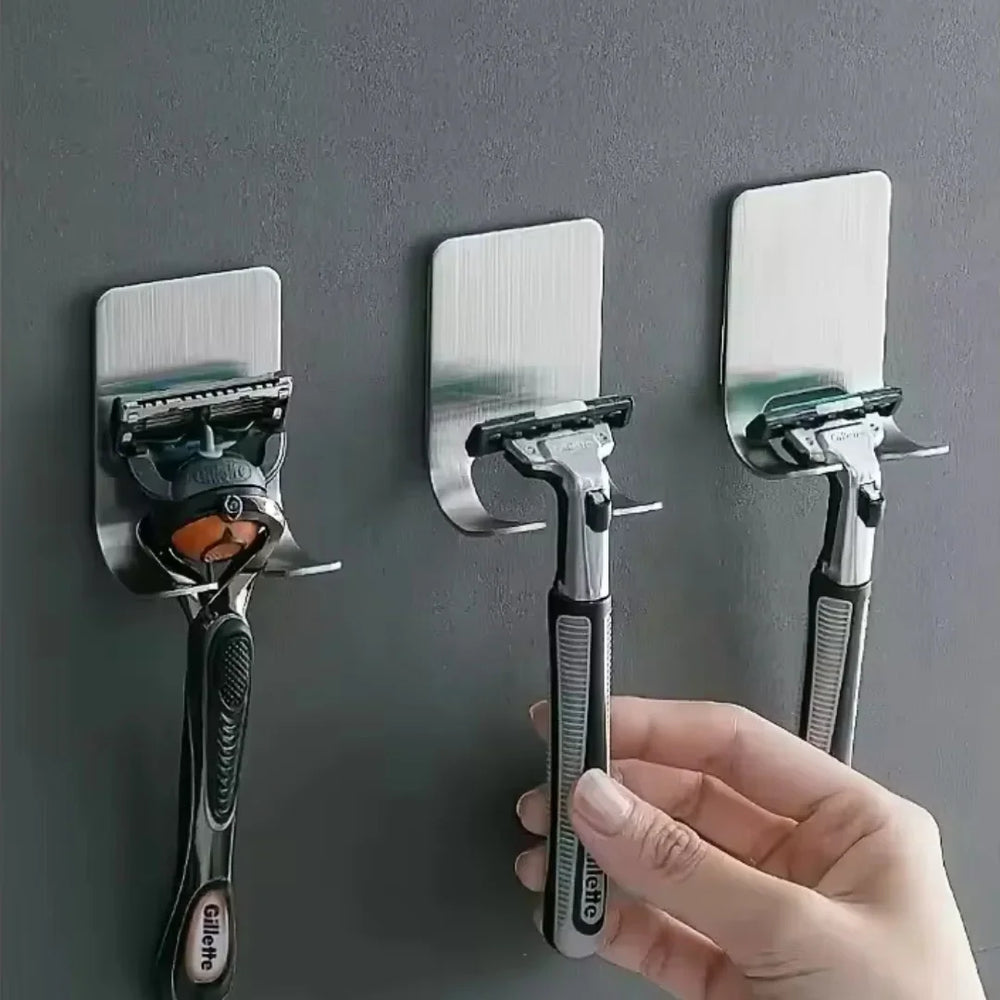 2-Piece Shaver Holder, Men's Shaver Holder, Shaver Holder, Shaver Storage Rack, Bathr lifestyle view
