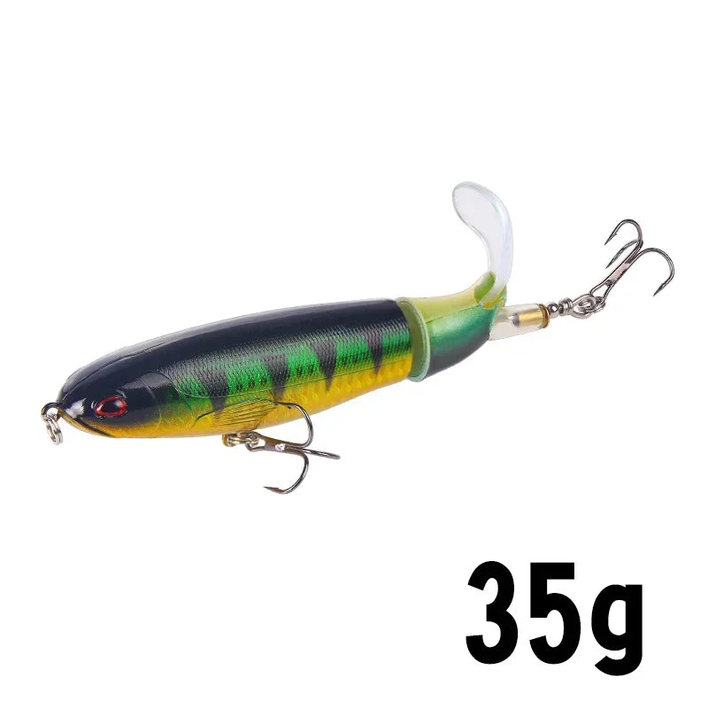 1 Pcs 10cm/14cm Topwater Fishing Lure Whopper Popper Artificial Bait Hard Plopper Sof alternate view