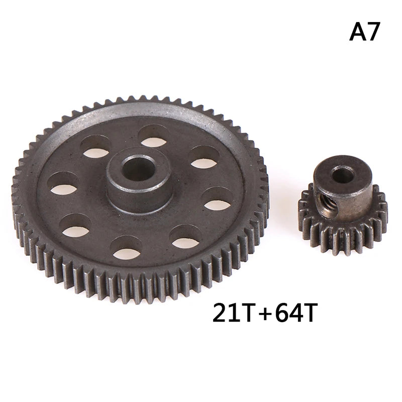 HSP Steel Metal Spur Differential Main Gear 17T/21T/26T/29T/64T Pinion Gear detail view