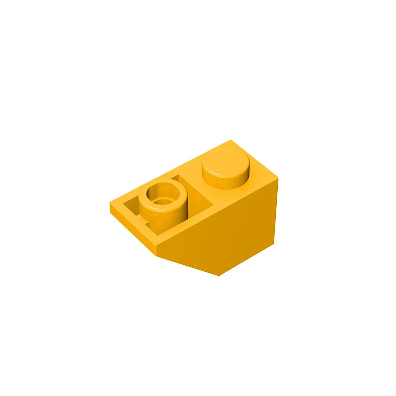 Gobricks GDS-597 Slope, Inverted 45 2x1 | Compatible Building Block for DIY alternate view
