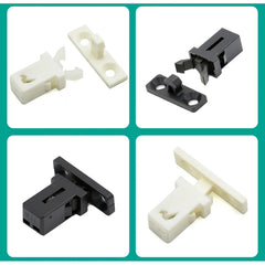 10-20PCS Garbage Bin Plastic Switch Door Lock Self-locking Press Type Spring Lock Buc alternate view