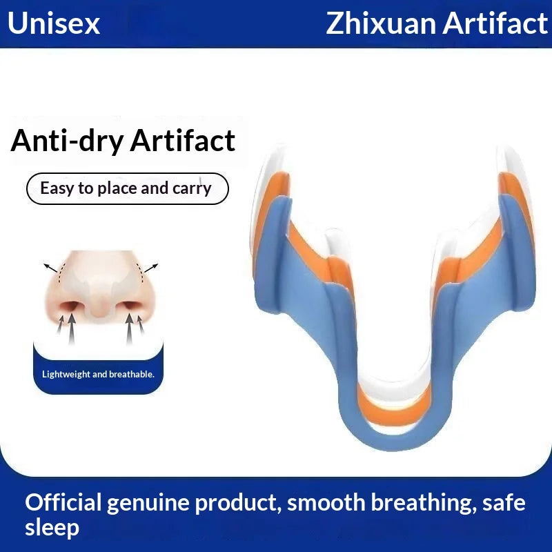 Anti Snoring Clip for Men Women | Silent Snore Stopper Breathing Corrector close-up view