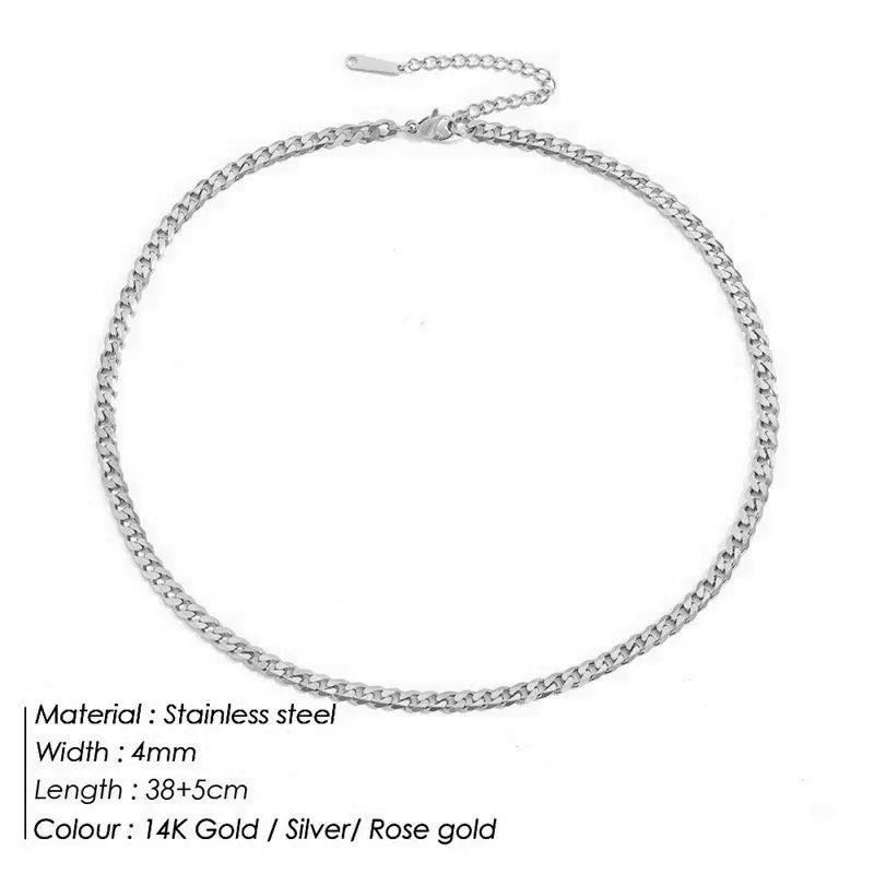 Dainty Gold Layered Bead Chain Necklace | Stainless Steel Star Pendant Jewelry additional angle