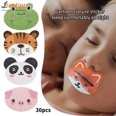 Children Cartoon Night Sleep Mouth Tape | Anti-Snoring Stickers for Nasal Breathing alternate view