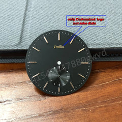 custom watch logo dial time sticker personalized gold silver metal transfer small mini 3 detail view