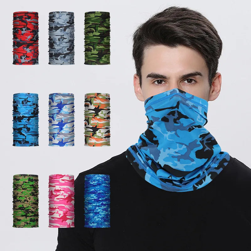 Outdoor UV Protection bandana Scarf Neck Warmer Multifunctional Fishing Hiking Cycling Face Head Wra