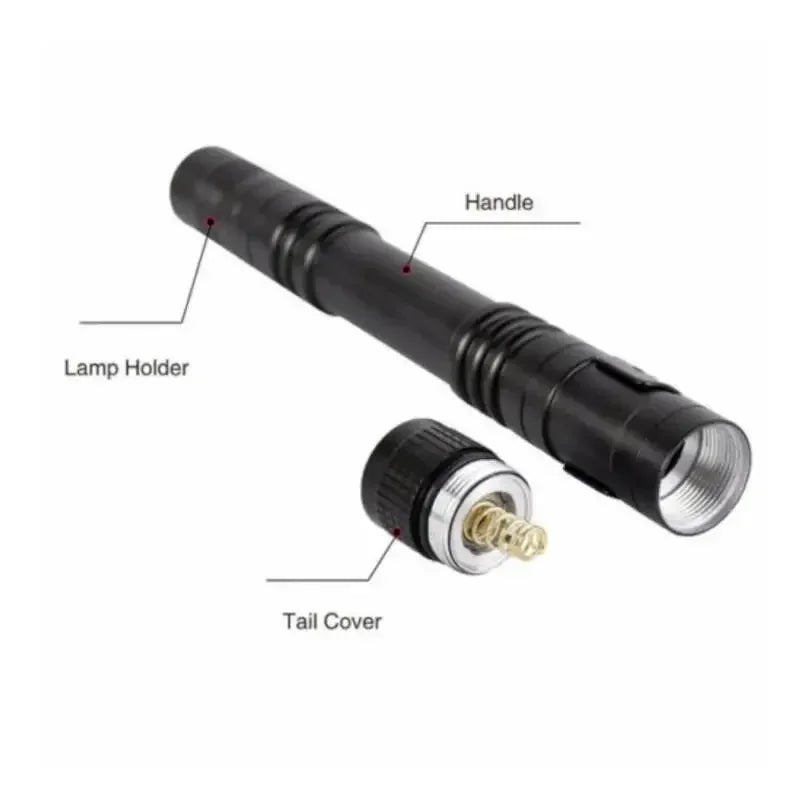 Mini LED Flashlight 50000LM Ultra Bright | Portable Penlight Torch for Camping and Wo lifestyle view