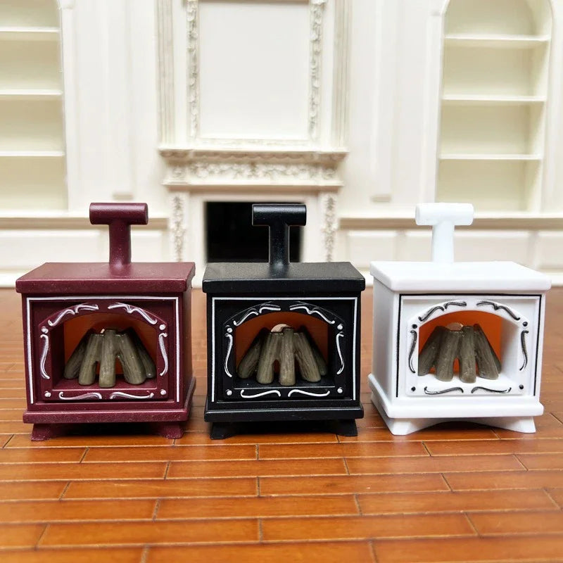 LED Mini Fireplace Night Light | Creative Home Decoration detail view