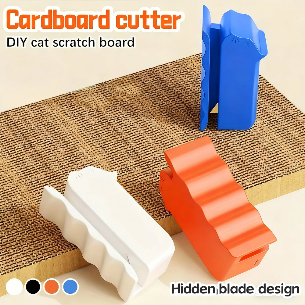 Homemade corrugated cardboard cutter, suitable for making cat scratching boards and D alternate view