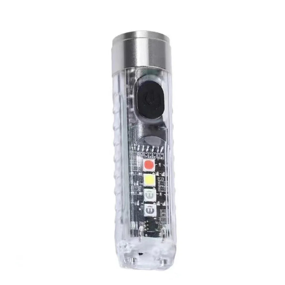 Mini Keychain Flashlight Type-C Fast Charging IP66 Waterproof Torch Lamp With Magnet alternate view