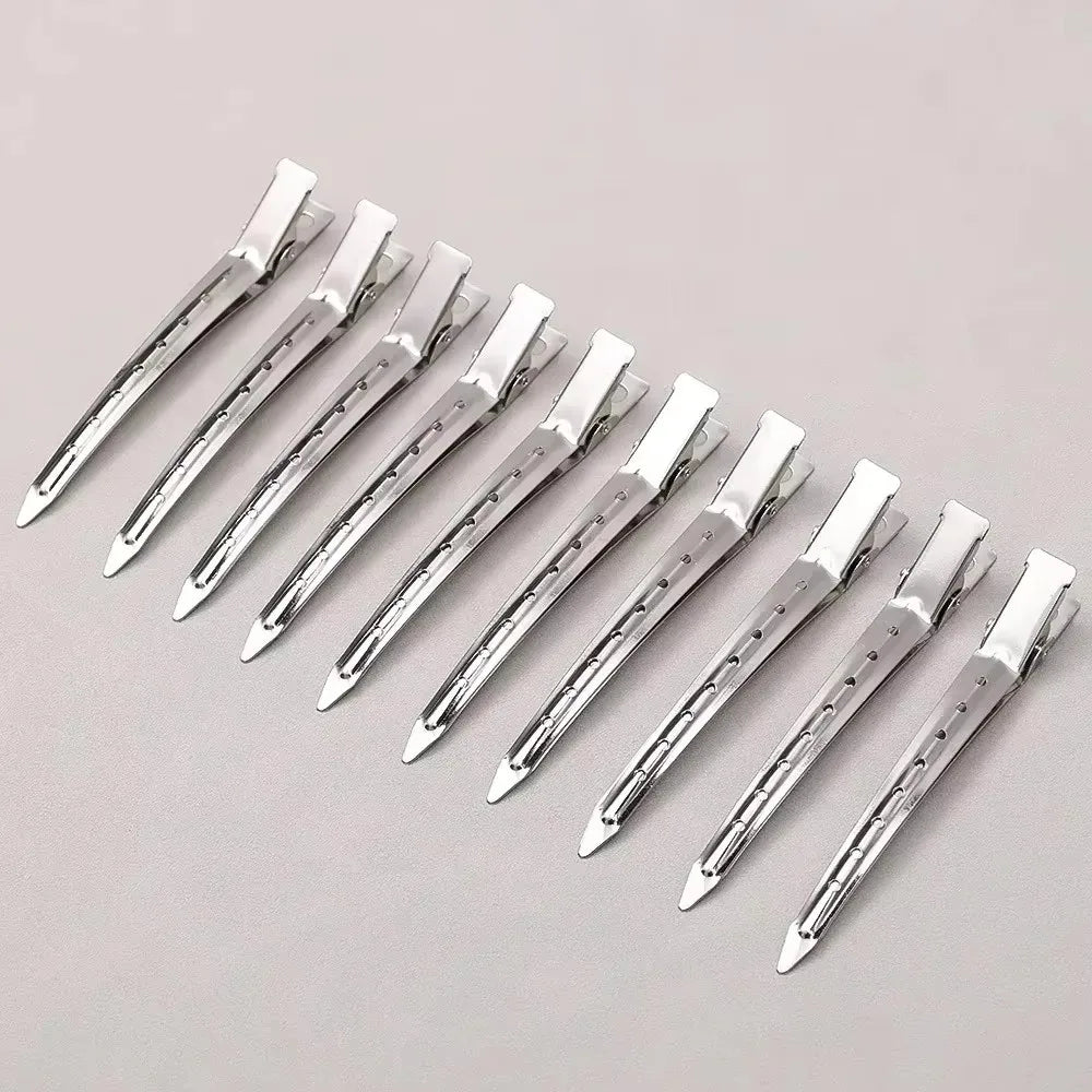 Hair Salon Hair Clips Metal Duckbill Crocodile Curling Hair Styling Clips Barber Shop alternate view