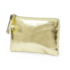 Silver Gold Credit Card Holder Bag | Waterproof PU Leather Coin Purse Wallet close-up view