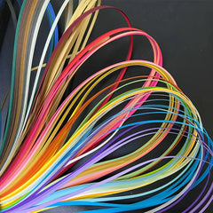 36 Colors Paper Strips Set | Rainbow Craft Paper for DIY Art Projects alternate view