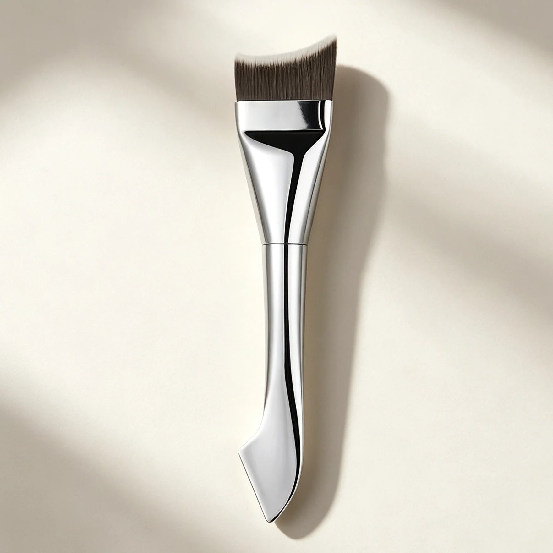 Upgraded Crescent‑Shape Foundation Makeup Brush Ultra‑Thin Smooth Applicator lifestyle view