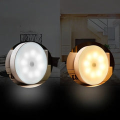 LED Smart Human Body Sensor Night Light | USB Rechargeable Emergency Lamp with Magnetic detail view