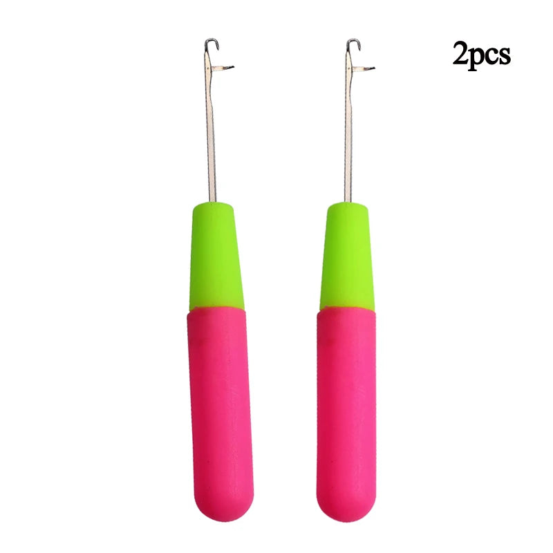 Plastic Crochet Hook Needle for Hair Weaving Dreadlock Knit Hook Needle for Hair Weaving detail view