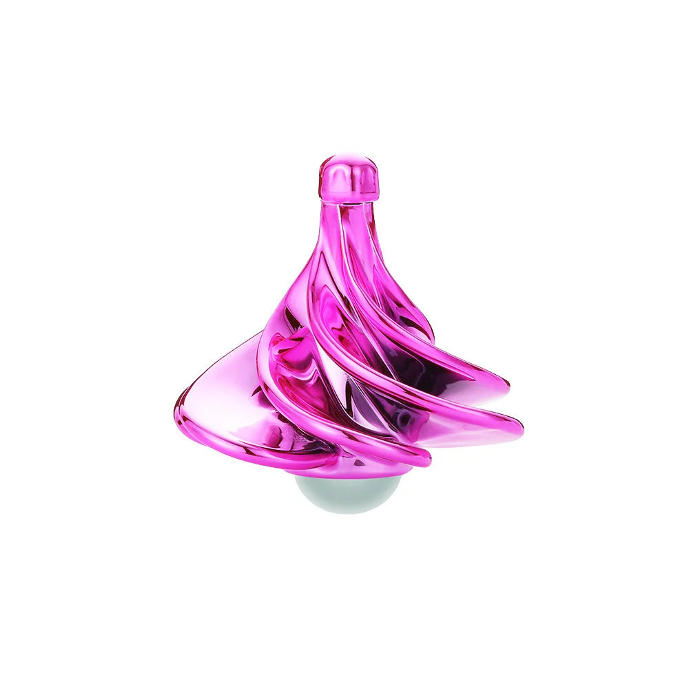 Wind Up Desktop Toy | Rotating Kinetic Spinner Fidget Stress Relief Gift additional angle