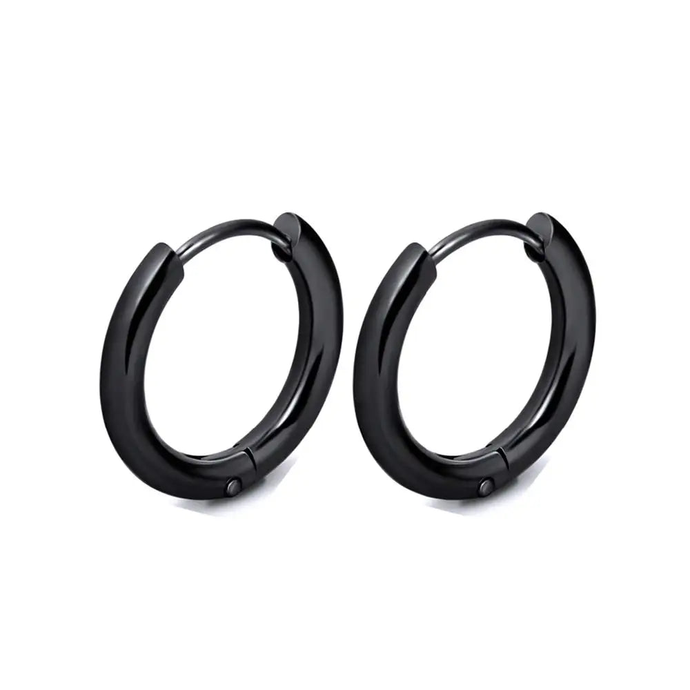 Stainless Steel Gold Hoop Earrings